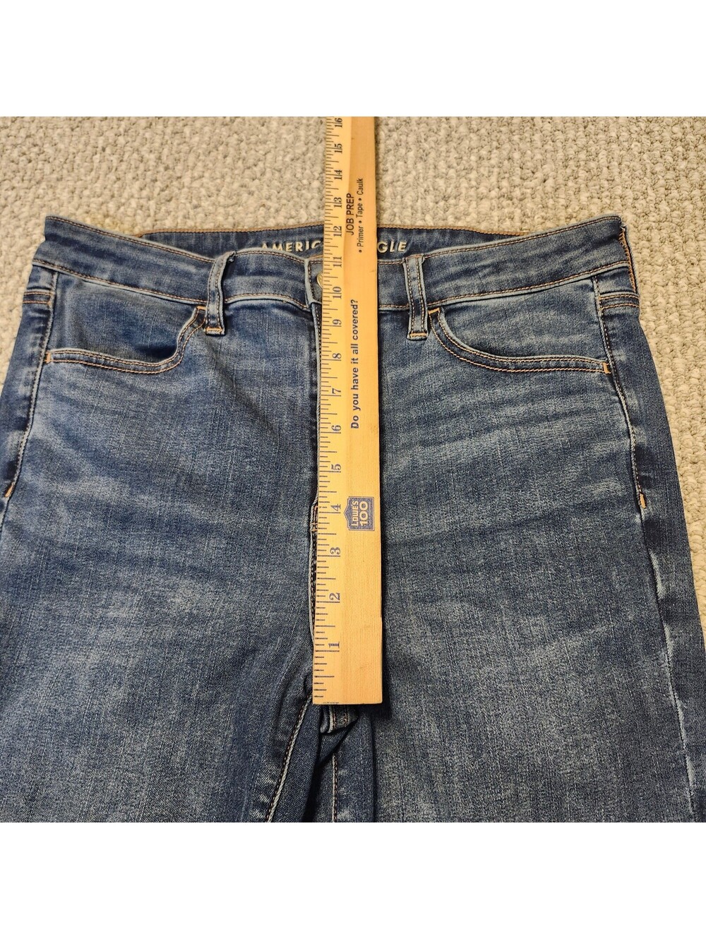 American Eagle High-Rise Jegging Jeans Blue Size 12 - Picture 5 of 11